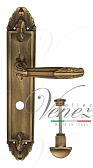 Дверная ручка Venezia на планке PL90 мод. Angelina (мат. бронза) сантехническая