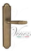 Дверная ручка Venezia на планке PL98 мод. Angelina (мат. бронза) проходная