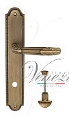 Дверная ручка Venezia на планке PL98 мод. Angelina (мат. бронза) сантехническая
